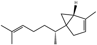 5-(1,5-Dimethyl-4-hexenyl)-2-methylbicyclo[3.1.0]hex-2-ene 结构式