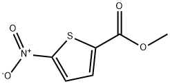 5-硝基-噻吩-2-甲酸甲酯 结构式