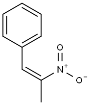 (Z)-2-Nitro-1-phenyl-1-propene 结构式