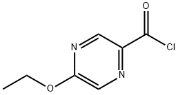 Pyrazinecarbonyl chloride, 5-ethoxy- (9CI) 结构式