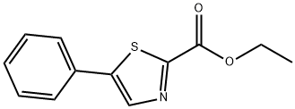 5-苯基-2-噻唑羧酸乙酯 结构式