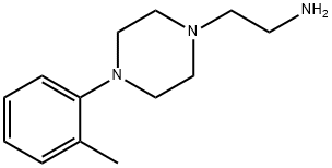 4-(2-甲基苯基)-1-哌嗪乙胺 结构式