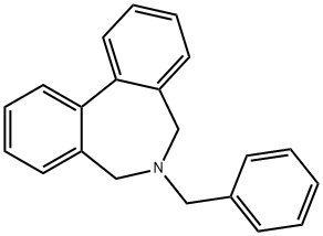 6-Benzyl-6,7-dihydro-5H-dibenz(c,e)azepine 结构式