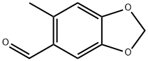 6 -甲基- 1 ,3 -苯并氧- 5 -甲醛 结构式