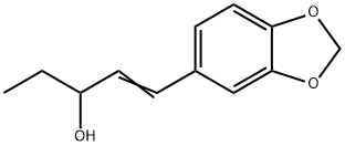 1-(3,4-Methylenedioxyphenyl)-1-penten-3-ol 结构式