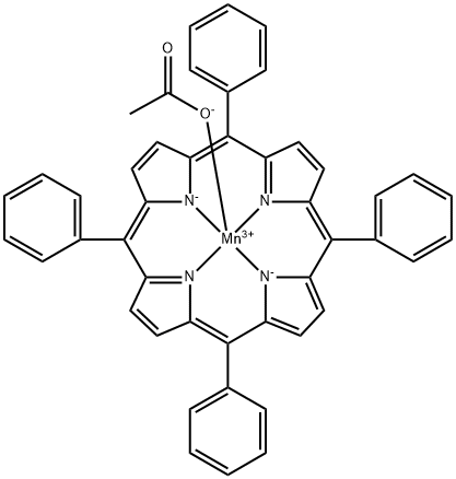 间四苯基卟吩乙酸锰 结构式
