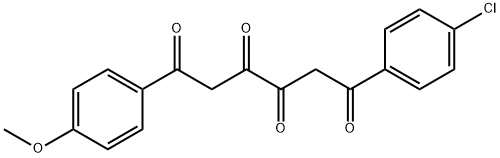 1-(4-Chlorophenyl)-6-(4-methoxyphenyl)-1,3,4,6-hexanetetrone 结构式