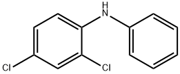 N-(2,4-Dichlorophenyl)benzenamine 结构式