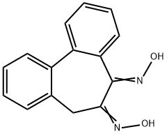 5H-Dibenzo[a,c]cycloheptene-5,6(7H)-dione dioxime 结构式