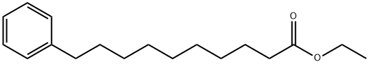 10-Phenyldecanoic acid ethyl ester 结构式