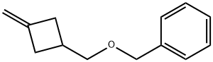 1-亚甲基-3-苄氧基甲基环丁烷 结构式