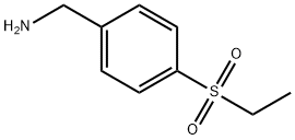 4-(乙基磺酰基)-苯甲胺 结构式