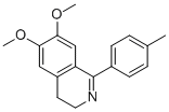 1-(4-METHYLPHENYL)-6,7-DIMETHOXY-3,4-DIHYDROISOQUINOLINE 结构式