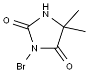 3-bromo-5,5-dimethyl-imidazolidine-2,4-dione 结构式