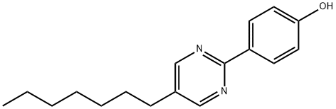 2-(4Hydroxyphenyl)-5-n-heptylpyrimidine 结构式