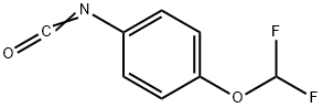 异氰酸4-(二氟甲氧基)苯酯 结构式