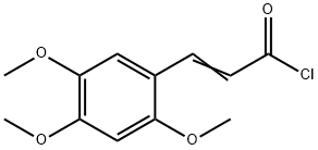 3-(2,4,5-TRIMETHOXYPHENYL)-2-PROPENOYLCHLORIDE 结构式