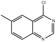 4-氯-6-甲基喹唑啉 结构式