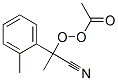 Peracetic acid 1-cyano-1-(2-methylphenyl)ethyl ester 结构式