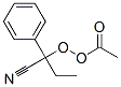 Peracetic acid 1-cyano-1-phenylpropyl ester 结构式