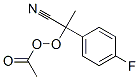 Peracetic acid 1-cyano-1-(4-fluorophenyl)ethyl ester 结构式