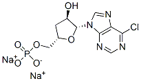 6-CHLOROPURINE RIBOSIDE-5'-O-MONOPHOSPHATE SODIUM SALT 结构式