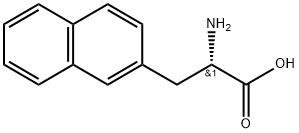 L-3-(2-萘基)-丙氨酸 结构式