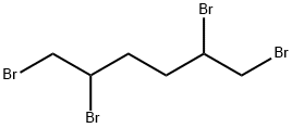 1,2,5,6-四溴己烷 结构式