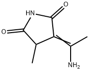 3-(1-Aminoethylidene)-4-methyl-2,5-pyrrolidinedione 结构式