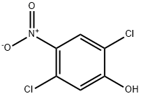 2,5-二氯-4-硝基苯酚 结构式