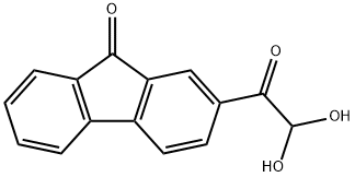 2-(DIHYDROXYACETYL)-9H-FLUOREN-9-ONE 结构式