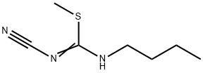 3-CYANO-1-BUTYL-2-METHYLISOTHIOUREA 结构式
