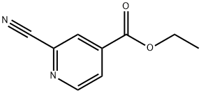 2-氰基异烟酸乙酯 结构式