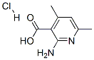 2-氨基-4,6-二甲基-3-吡啶羧酸盐酸盐 结构式