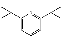 2,6-二叔丁基吡啶 结构式