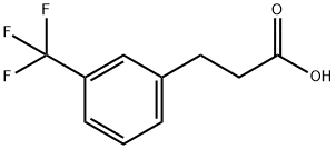 3-(3-三氟甲基苯基)丙酸 结构式