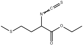 Ethyl 2-isothiocyanato-4-(methylthio)butanoate 结构式