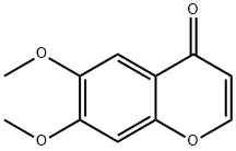 6,7-Dimethoxychromone 结构式