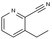 2-氰基-3-乙基吡啶 结构式