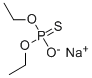 O,O-二乙基硫(醇)代磷酸钠 结构式