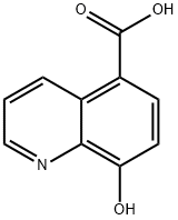5-羰基-8-羟基喹啉 结构式