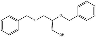 1-Propanol, 2,3-bis(phenylMethoxy)-, (2R)- 结构式