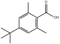 4-(叔丁基)-2,6-二甲基苯甲酸 结构式
