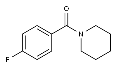 N-(4-氟苯甲酰)哌啶 结构式