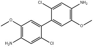 2,2'-二氯-5,5'-二甲氧基联苯胺 结构式