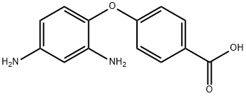 4-(2,4-diaminophenoxy)benzoic acid 结构式