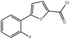 5-(2-氟苯基)呋喃-2-甲酰氯 结构式