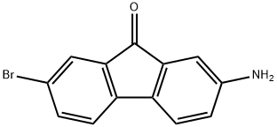 2-氨基-7-溴-9-芴酮 结构式