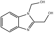 1H-Benzimidazole-1,2-dimethanol(9CI) 结构式