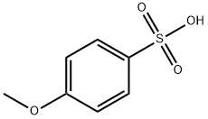 4-甲氧基苯磺酸 结构式